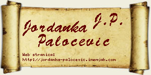 Jordanka Paločević vizit kartica